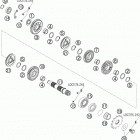 450 SX-F Трансмиссия 2-контрпривод