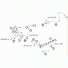1190 RC 8 ORANGE 08 / PS 09 CHASSIS Подножки