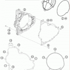 1190 RC8 USA ENGINE Кожух сцепления
