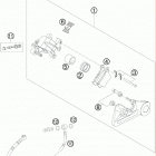 450 SMR CHASSIS Тормозной суппорт задний