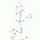 450 EXC-R USA CHASSIS Тормозной цилиндр задний