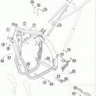 505 XC-F USA CHASSIS Рама