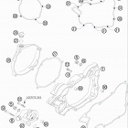 125 SX Кожух сцепления