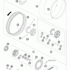 690 ENDURO USA CHASSIS Заднее колесо