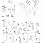 505 SX-F ENGINE Специальный инструмент