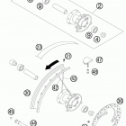 65 SX Переднее колесо