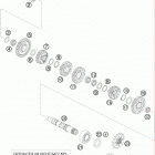 990 SUPERDUKE USA ENGINE Трансмиссия 2-контрпривод