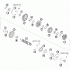 450 SMR ENGINE Трансмиссия 2-контрпривод