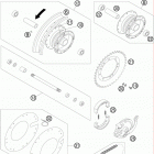 50 MINI ADVENTURE CHASSIS Заднее колесо