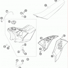 450 SX-F Бак,сидение