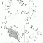 1190 RC8 USA ENGINE Система охлаждения