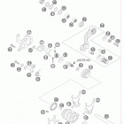 125 SX Механизм переключения