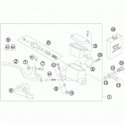 85 SX 17/14 CHASSIS Главный цилиндр тормозной