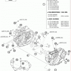 505 SX-F ENGINE Картер двигателя
