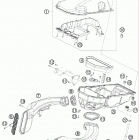 1190 RC 8 ORANGE 08 / PS 09 CHASSIS Воздушный фильтр
