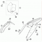 450 XCR-W USA CHASSIS Обтекатель , крылья
