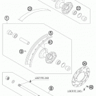 50 SX JUNIOR USA Переднее колесо