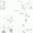 990 SUPER DUKE ORANGE USA CHASSIS Испаряющая канистра