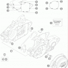 125 SX Картер двигателя