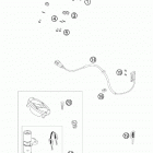 990 SUPER DUKE ORANGE USA CHASSIS Панель инструментов