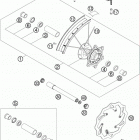 125 SX Переднее колесо