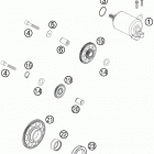 450 EXC-R USA ENGINE Электрический стартер