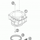 450 SX-F Цилиндр