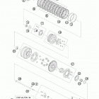 990 SUPERDUKE USA ENGINE Сцепление