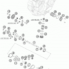 505 SX-F ENGINE Масляная система