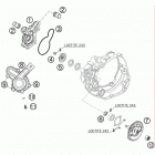 450 SX-F Водяной насос