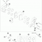 65 XC USA CHASSIS Передний тормозной суппорт