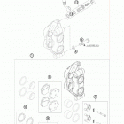 450 SMR CHASSIS Тормозной суппорт передний