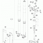 690 ENDURO USA CHASSIS Передняя вилка