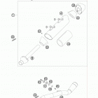 505 SX-F Глушитель
