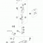 125 SX Тормозной цилиндр задний