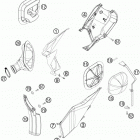 450 EXC-R USA CHASSIS Воздушный фильтр