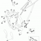 450 SX-F Frame, sub frame