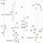 85 SX 19/16 CHASSIS Передняя вилка в разборе