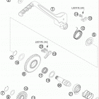 450 EXC-R USA ENGINE Кик стартер