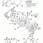 250 SX-F Картер двигателя