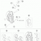 690 SMC USA CHASSIS Передний тормозной суппорт