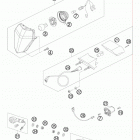 450 EXC-R USA CHASSIS Фара