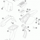 50 SX JUNIOR USA Обтекатель , крылья