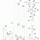 505 XC-F USA CHASSIS Передняя вилка
