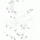 50 SX JUNIOR USA Swingarm, monoshock