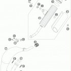 85 SX 17/14 CHASSIS Глушитель