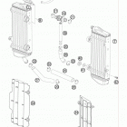 125 SX Система охлаждения