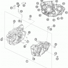450 EXC-R USA ENGINE Картер двигателя