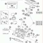 990 ADVENTURE USA ENGINE Головка цилиндра задняя