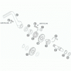 105 SX ENGINE Кик стартер